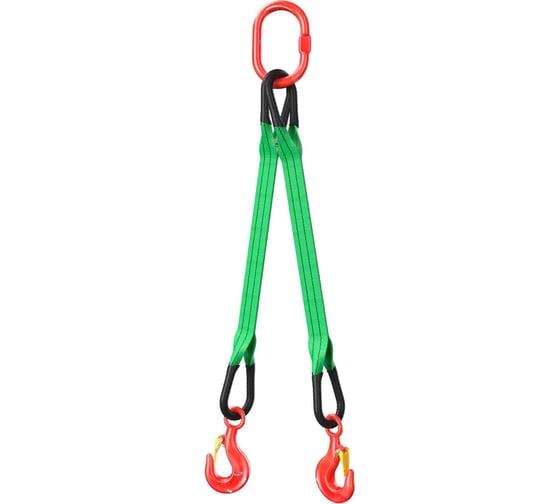 Изображение товара Текстильный двухветвевой строп Grosco 2СТ 15 т, 2 м TX2X15002