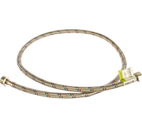 Изображение товара Гибкая подводка для воды Lytcho в стальной оплетке, стальная гайка, Г/Ш 1200 мм 0505.065