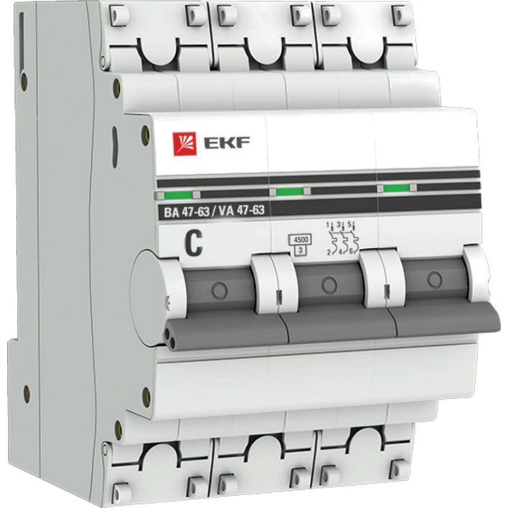 Автоматический выключатель EKF - mcb4763-3-04C-pro