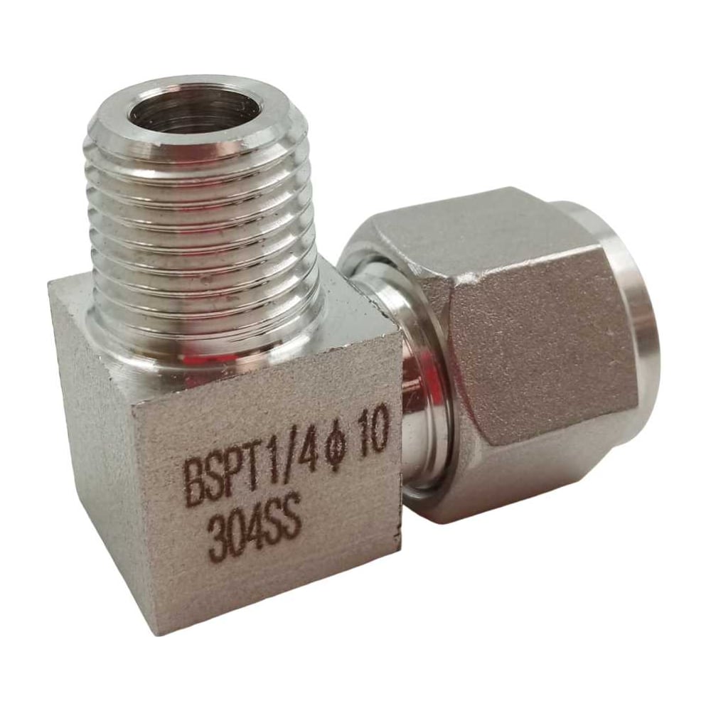 Изображение товара Фитинг пневматический угловой, резьба 1/4", тип резьбы: трубная R ArTorq FA-LOM-10-10RN