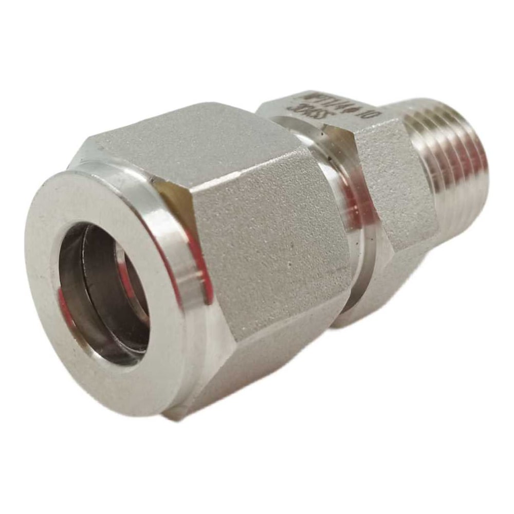 Изображение товара Пневматический фитинг прямой с резьбой 1/4" и NPT нержавеющая сталь ArTorq FA-IOM-10-10NN