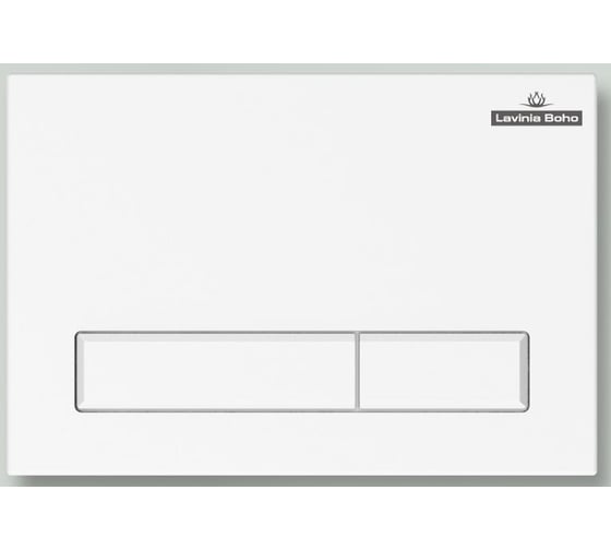 Изображение товара Пластиковая кнопка смыва для инсталляции Lavinia Boho RelFix цвет белый, c антибактериальным покрытием SanitiZed 3805001W