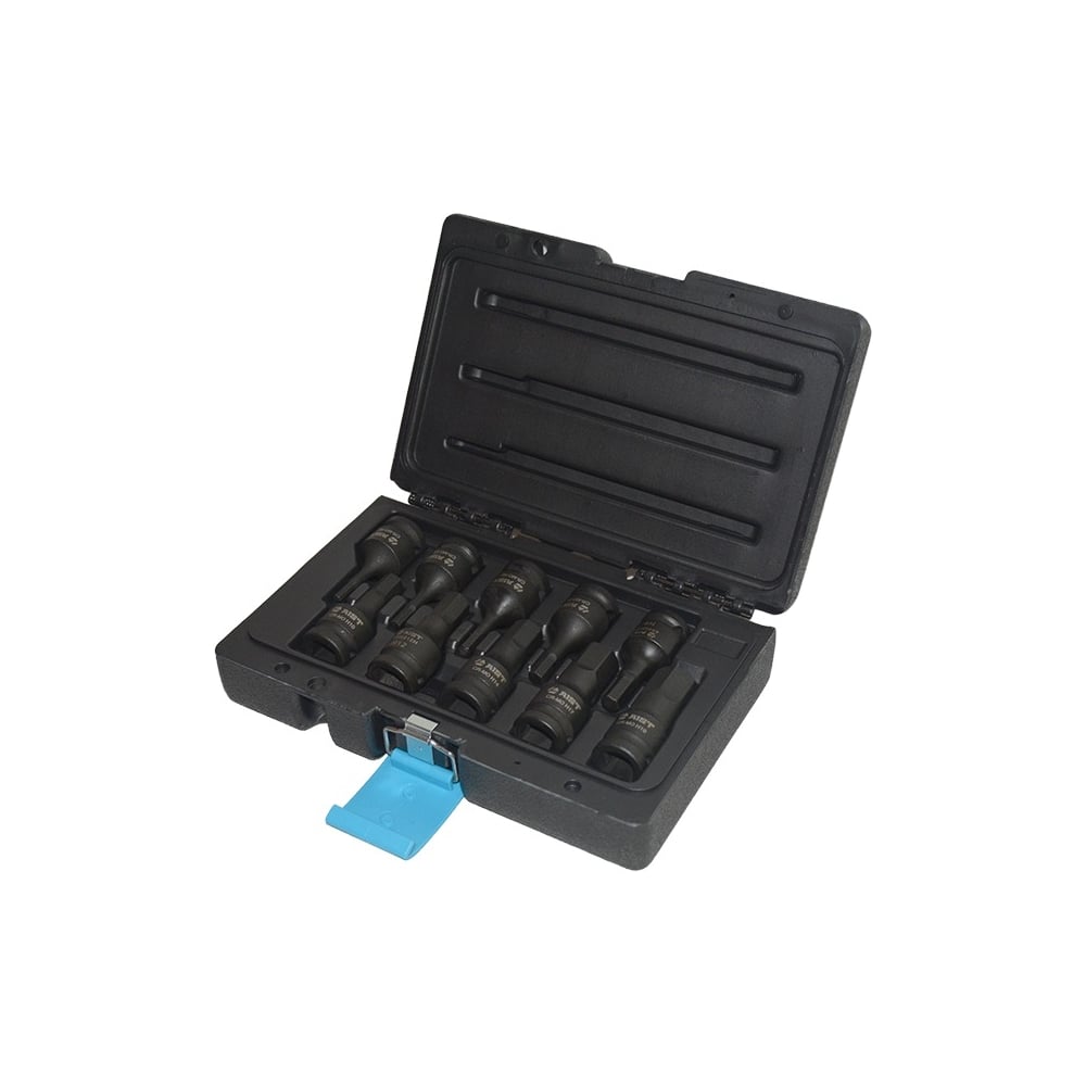 Изображение товара Набор головок-бит ударных шестигранных HEX H4-H19 1/2"DR, 10 предметов 4506810H AIST 00-00020039 Изображение товара Набор головок-бит ударных шестигранных HEX H4-H19 1/2"DR, 10 предметов 4506810H AIST 00-00020039
