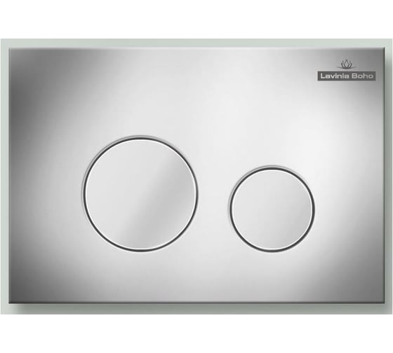 Изображение товара Пластиковая кнопка смыва для инсталляции Lavinia Boho RelFix, цвет хром, c антибактериальным покрытием SanitiZed 3805002C