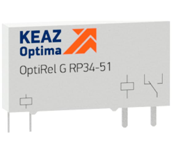 Изображение товара Промежуточное реле КЭАЗ OptiRel G RP34-51-12D-6-CO 281142