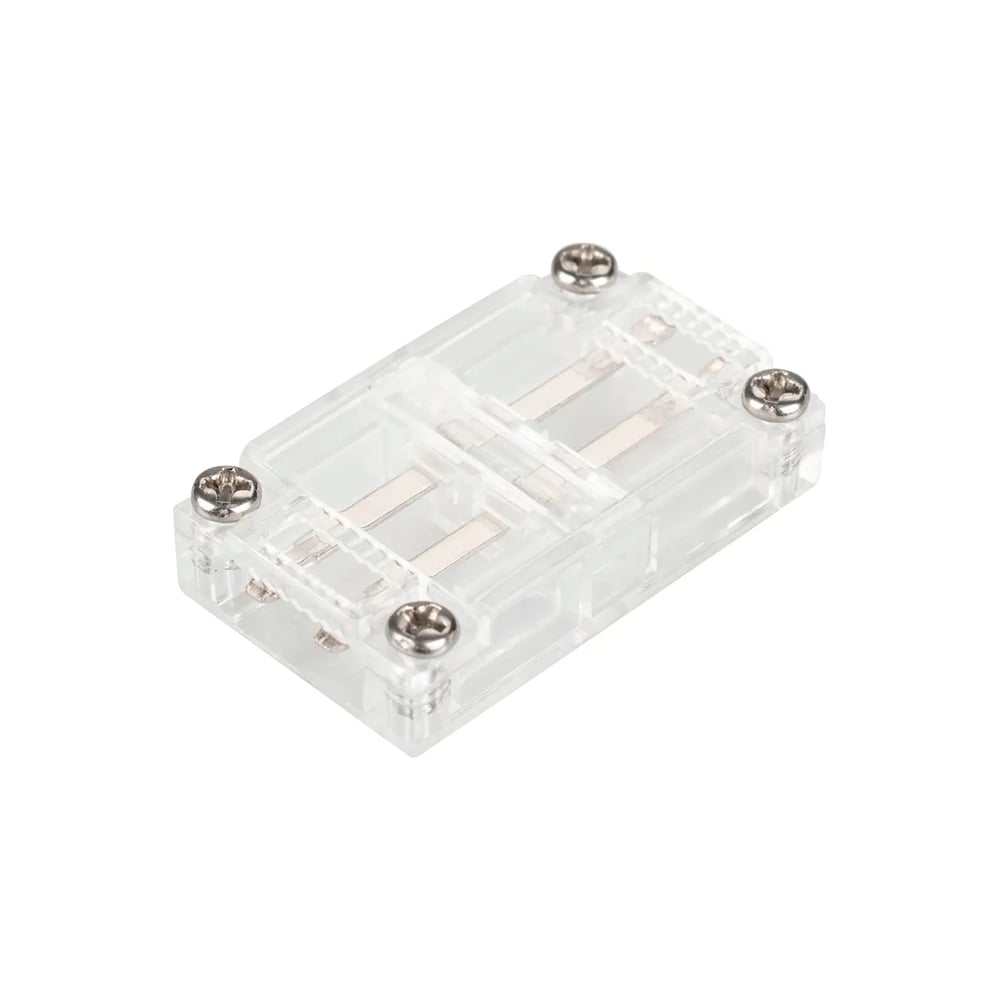 Изображение товара Коннектор для ленты Arlight ARL-50000PV прямой, прозрачный, 1шт 027067