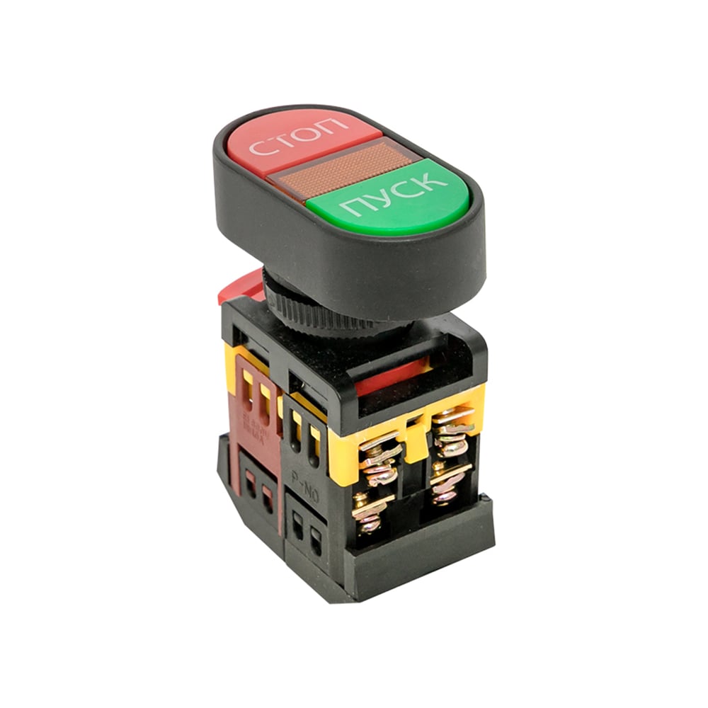 Овальная кнопка пуск-стоп EKF кнопка с фиксацией подсветка синяя наклейки 12 в 20а 19мм pb4511tlb