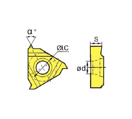 Изображение товара Пластина LT16.01W-AG60 YBG201, 10 шт ZCC-CT 00001212173