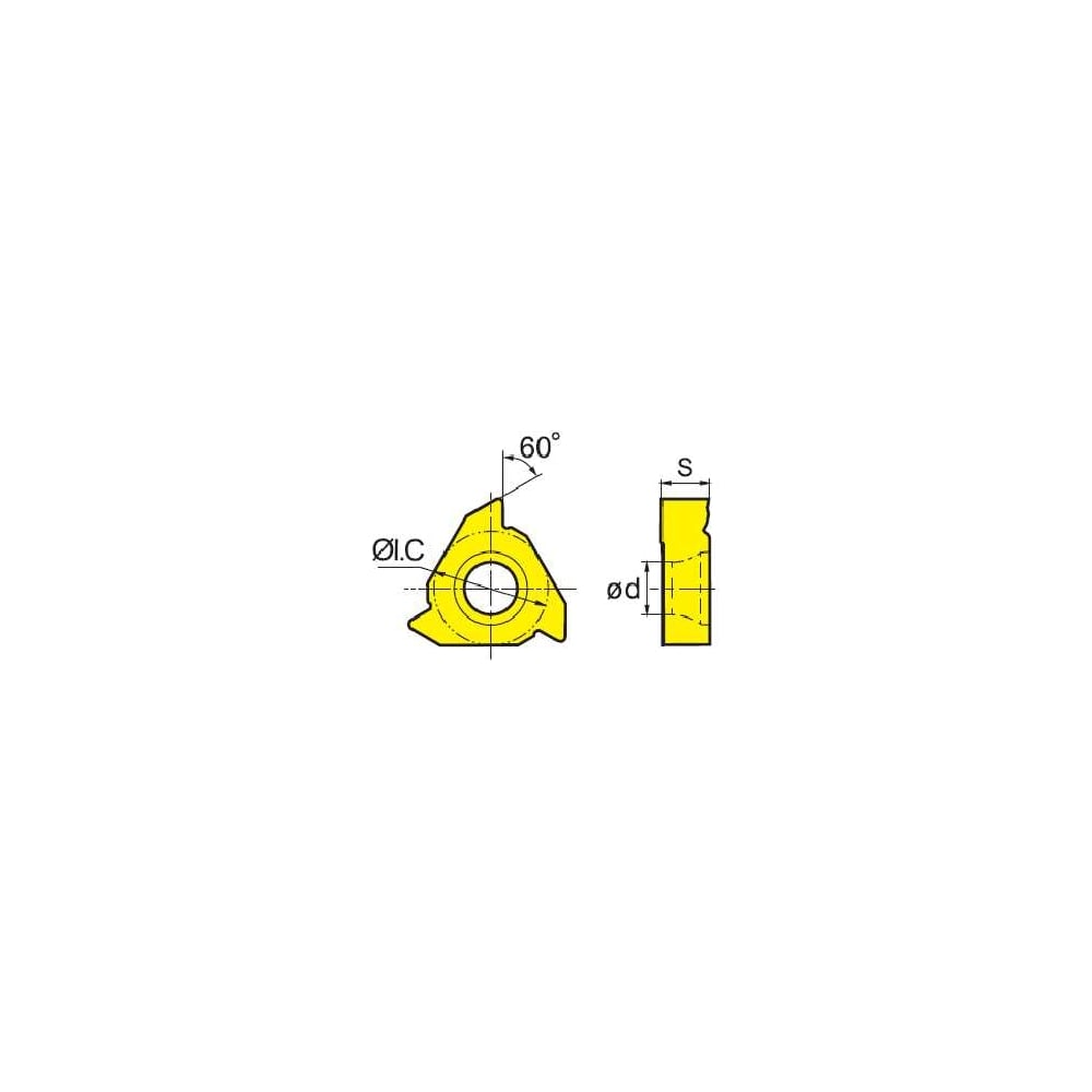 Пластина LT11.01N-1.00GM YBG201, 10 шт ZCC-CT 00001212094