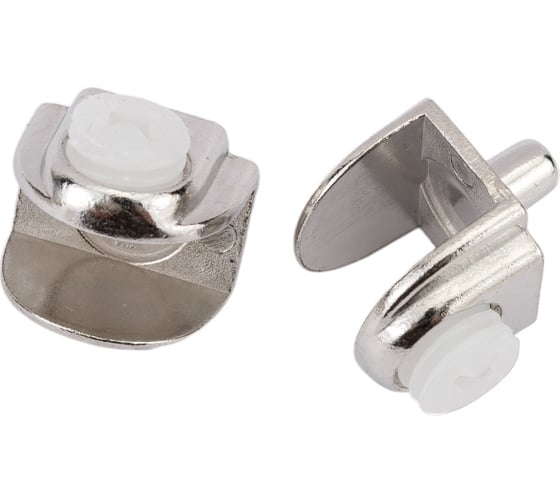 Изображение товара Стеклодержатель Tech-Krep/Zitar П-обр.на бобышке, никель 2 шт 127531