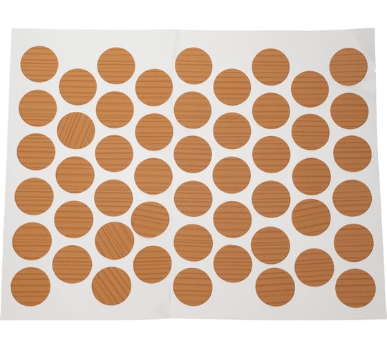 Изображение товара Самоклейка заглушка Tech-Krep/Zitar 14 мм сосна 50 шт 147780