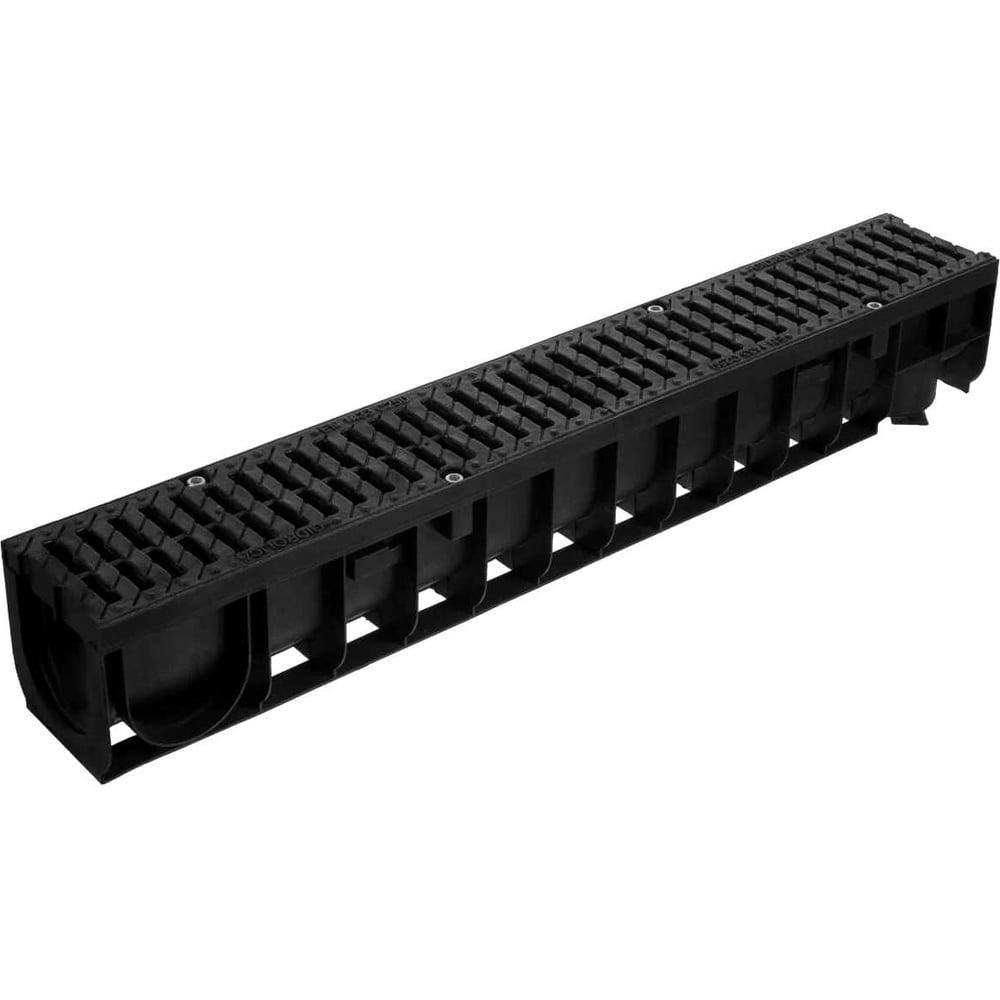 Изображение товара Пластиковый лоток Gidrolica pro dn100 152 мм полиамидная решетка крепеж