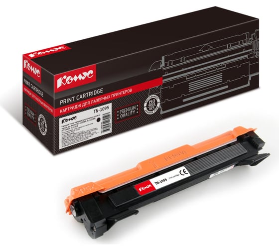 Изображение товара Тонер-картридж Комус tn1095 черный, для brother hl1202r/dcp1602r 1083730