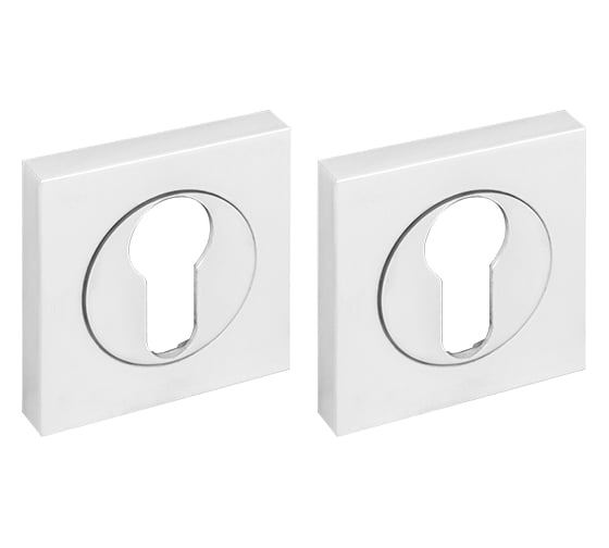 Изображение товара Накладка под цилиндр Fuaro ET KM WH-19 белый 40023