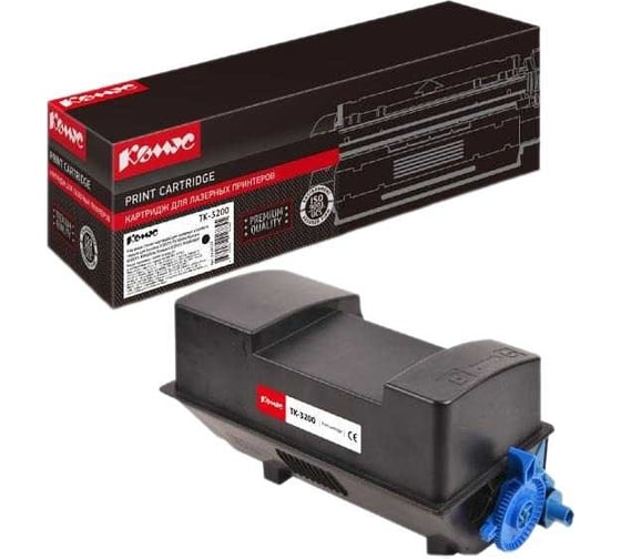 Изображение товара Тонер-картридж Комус tk3200 черный, для kyocera p3260dn 1219127