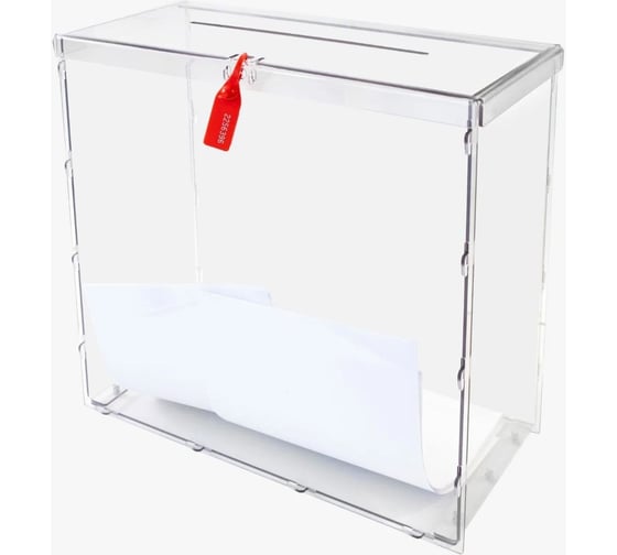 Изображение товара Урна для голосования, хранения CRYSTAL-BOX разборная №4 (40x20x40 см) urna4
