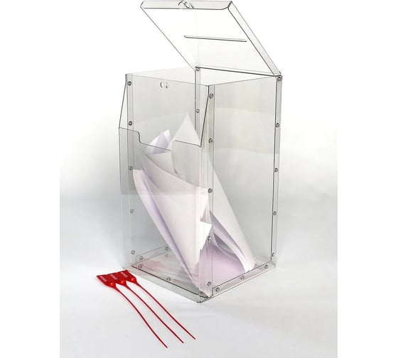 Изображение товара Урна для голосования, хранения CRYSTAL-BOX №1 22x23x40 см urna1