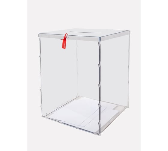 Изображение товара Урна для голосования, хранения CRYSTAL-BOX разборная №5 (40x40x50 см) urna5