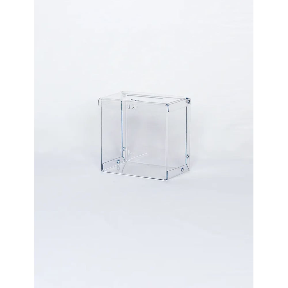 Изображение товара Ящик для голосования и пожертвований CRYSTAL-BOX +3 пломбы 15x10x15 см