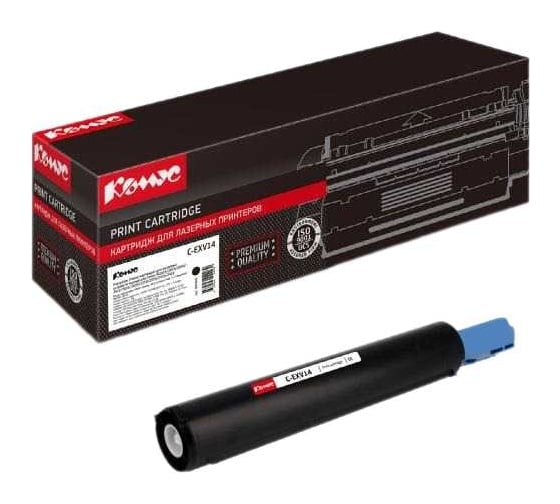 Изображение товара Тонер-картридж Комус cexv14 черный, для canon ir2016i/ir2020i 857063