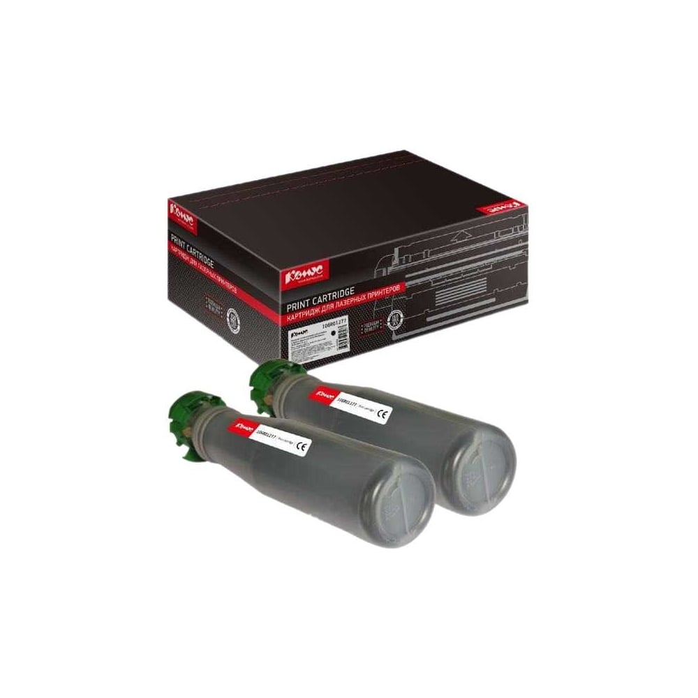 Изображение товара Тонер-картридж Комус 106r01277 черный, для хеrох 5016/5020b, 2 шт. 857061