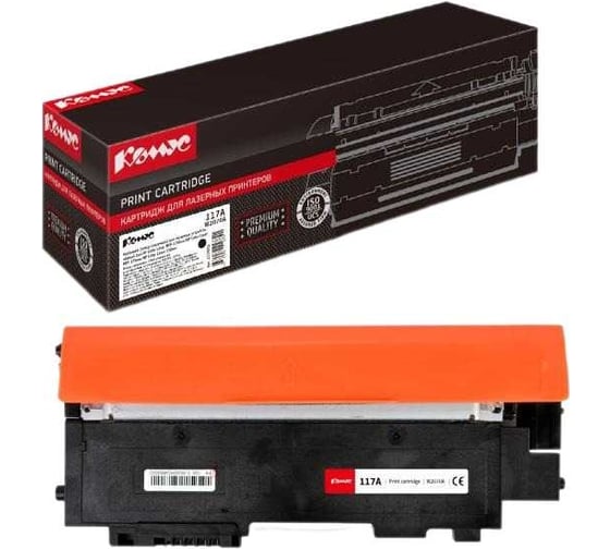 Изображение товара Тонер-картридж Комус 117a w2070a черный, для hp 150/mfp 178/179 1219061