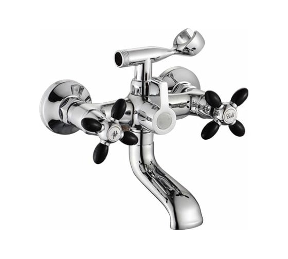 Изображение товара Смеситель Potato для ванны с коротким изливом и поворотным переключателем для душа P3071-6