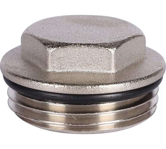 Изображение товара Концевая заглушка для коллектора ROMMER НР, никелированная RFP-0001-000001 RG0092APH4514M