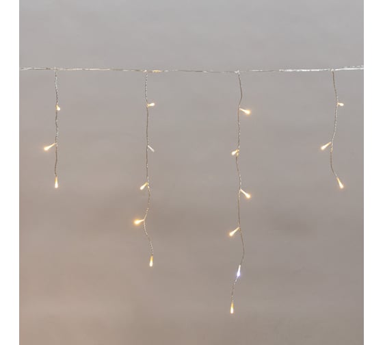 Изображение товара Гирлянда Neon-Night Бахрома 10x0,6 м, с эффектом мерцания, прозрачная, IP44, 238LED, 230В 255-546
