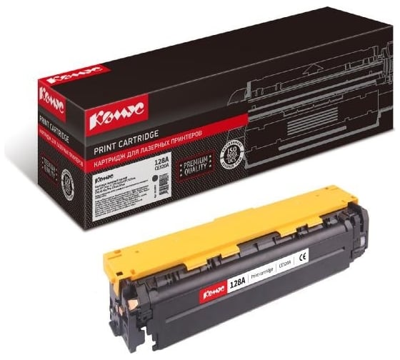 Изображение товара Лазерный картридж Комус 128a ce320a черный, для hp cp1525/cm1410 855802