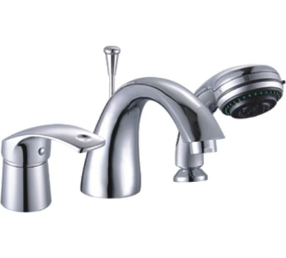 Изображение товара Однорычажный смеситель для акриловых ванн Potato врезной на 3-х отверстиях P1103