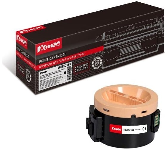 Изображение товара Лазерный картридж Комус 106r02183 черный, повышенной емкости, для xerox ph 3010 856064