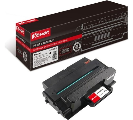 Изображение товара Лазерный картридж Комус 106r02306 черный, повышенной емкости, для xerox ph3320 855941