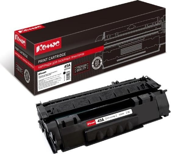 Изображение товара Лазерный картридж Комус 49a q5949а черный, для hp 1160/1320/3390/3392 855822