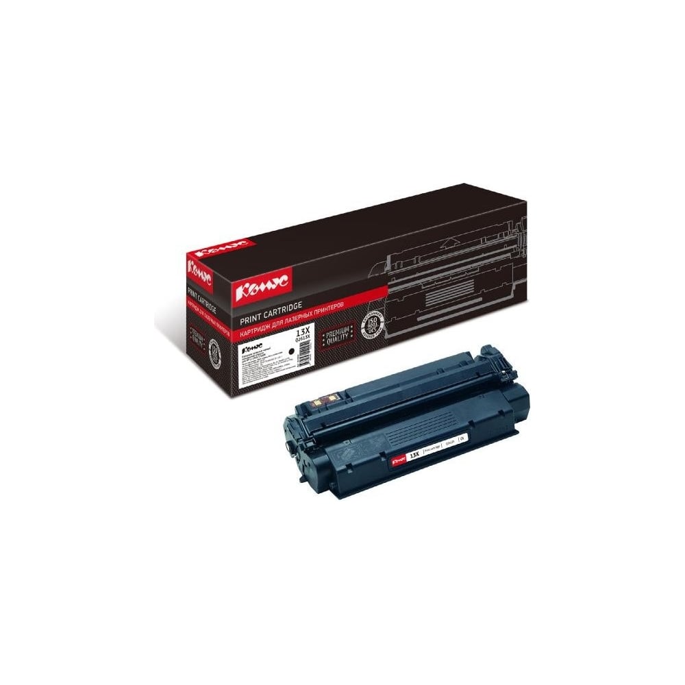 Изображение товара Лазерный картридж Комус 13x q2613x черный повышенной емкости для HP LJ 1300