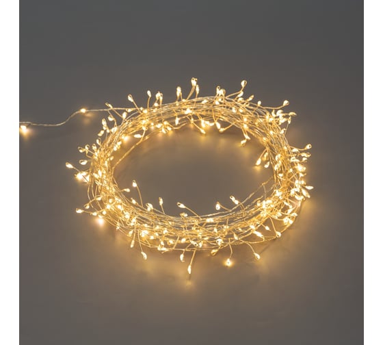 Изображение товара Гирлянда роса Neon-Night Фейерверк с контроллером 10м, 250LED теплый белый, IP20 303-436