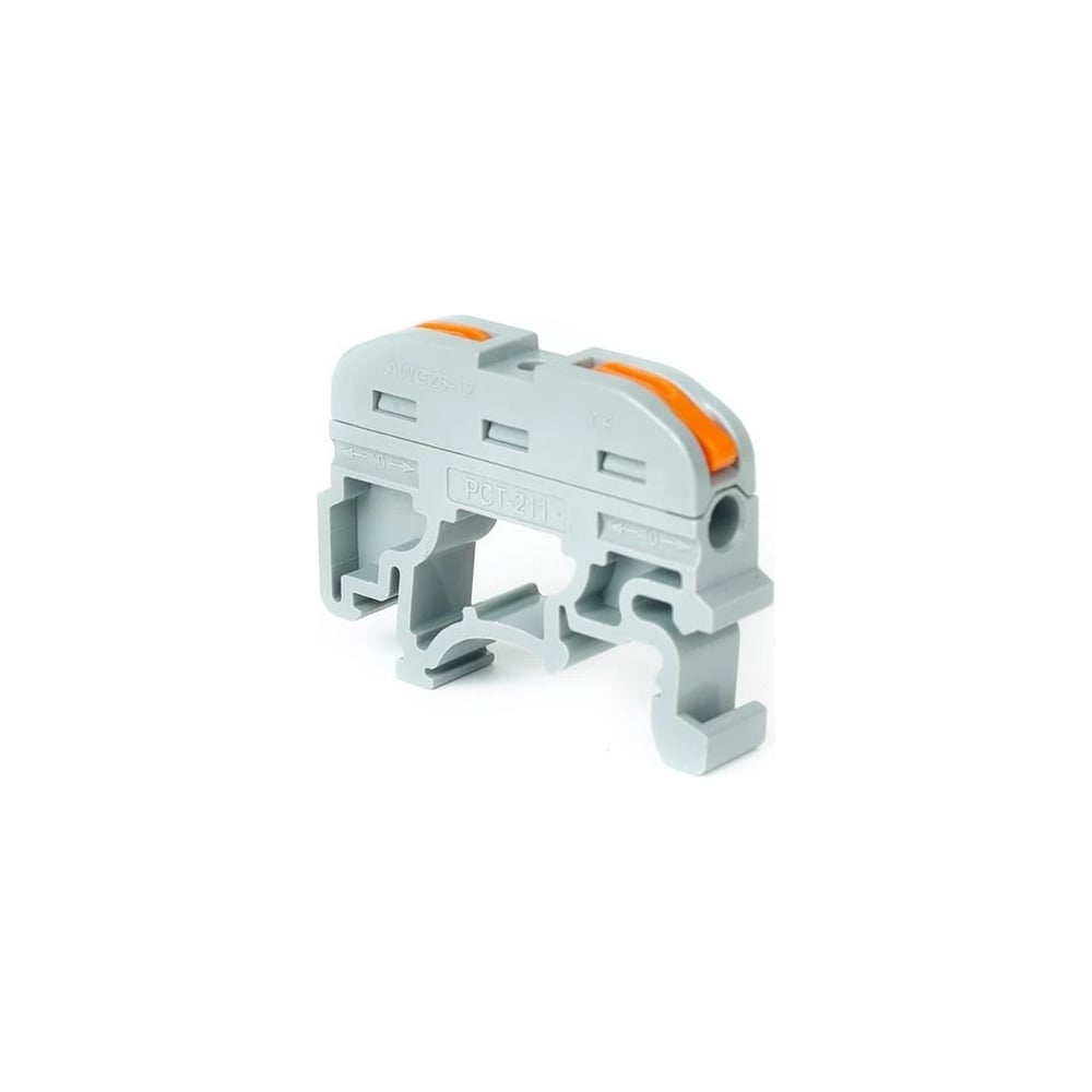 Изображение товара Соединительная проходная клемма HLT 1 полюс на DIN-рейку СК-411-1 0.4-2.5мм² и 0.5-4.0мм² 50 шт 081-19-017 Изображение товара Соединительная проходная клемма HLT 1 полюс на DIN-рейку СК-411-1 0.4-2.5мм² и 0.5-4.0мм² 50 шт 081-19-017