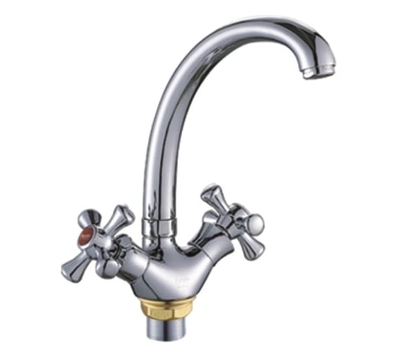 Изображение товара Смеситель для кухни Potato с высоким изливом с гайкой P4264