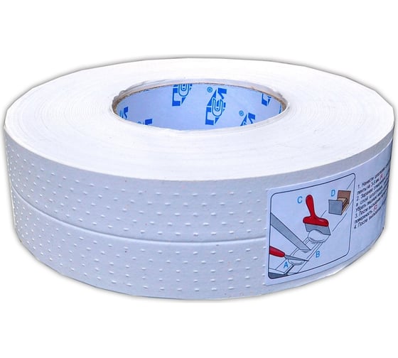 Изображение товара Бумажная лента SPICAFLEX для швов с крупной перфорацией, 50 мм, 50 м ЦБ-00001079