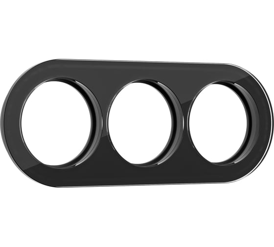 Изображение товара Рамка на 3 поста WERKEL черный W0035108 a051633