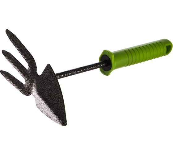 Изображение товара Комбинированная 3-зубая мотыжка, PALISAD защитное покрытие, пластиковая рукоятка 62389