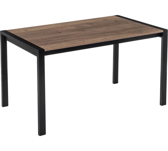 Изображение товара Стол Woodville центавр, 120(160)х70 см, дуб велингтон/черный матовый 420989