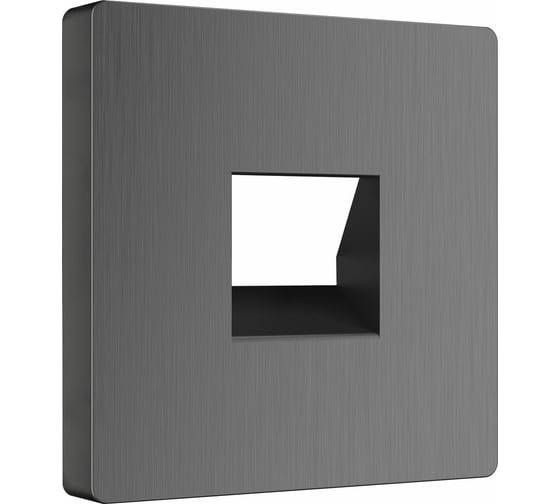 Изображение товара Накладка WERKEL для телефонной розетки R-J11 графит рифленый W1192004 a050743