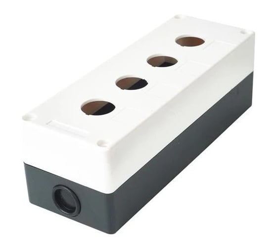 Изображение товара Пластиковый корпус КП104 HLT 4 кнопки белый 085-11-007