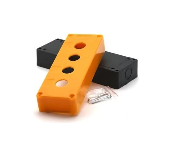 Изображение товара Пластиковый корпус КП104 HLT 4 кнопки желтый 085-11-008