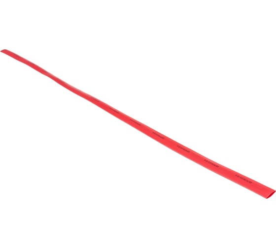 Изображение товара Термоусадочная клеевая трубка КВТ, ТТК 3:1-12/4 красная 67235