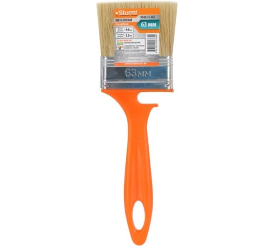 Изображение товара Плоская кисть Sturm ColorFlow 2,5 63мм 9040-35-063