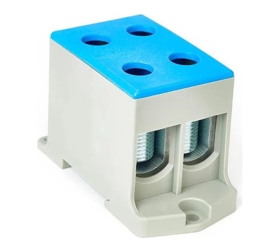 Изображение товара Силовая вводная клемма HLT двойная КСВ 16-95 синяя 10 шт 081-30-017