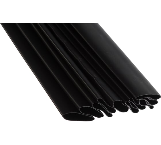 Изображение товара Термоусадочная клеевая трубка КВТ, ТТК 2:1-25/12.5 черная 74305