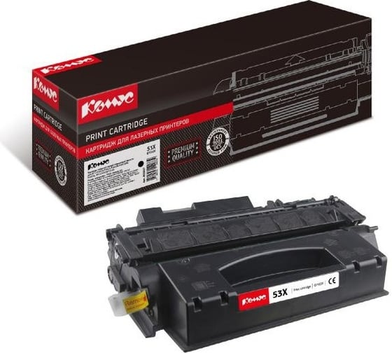 Изображение товара Лазерный картридж Комус 53x q7553x черный, повышенной емкости, для hp p2014/p2015 855827